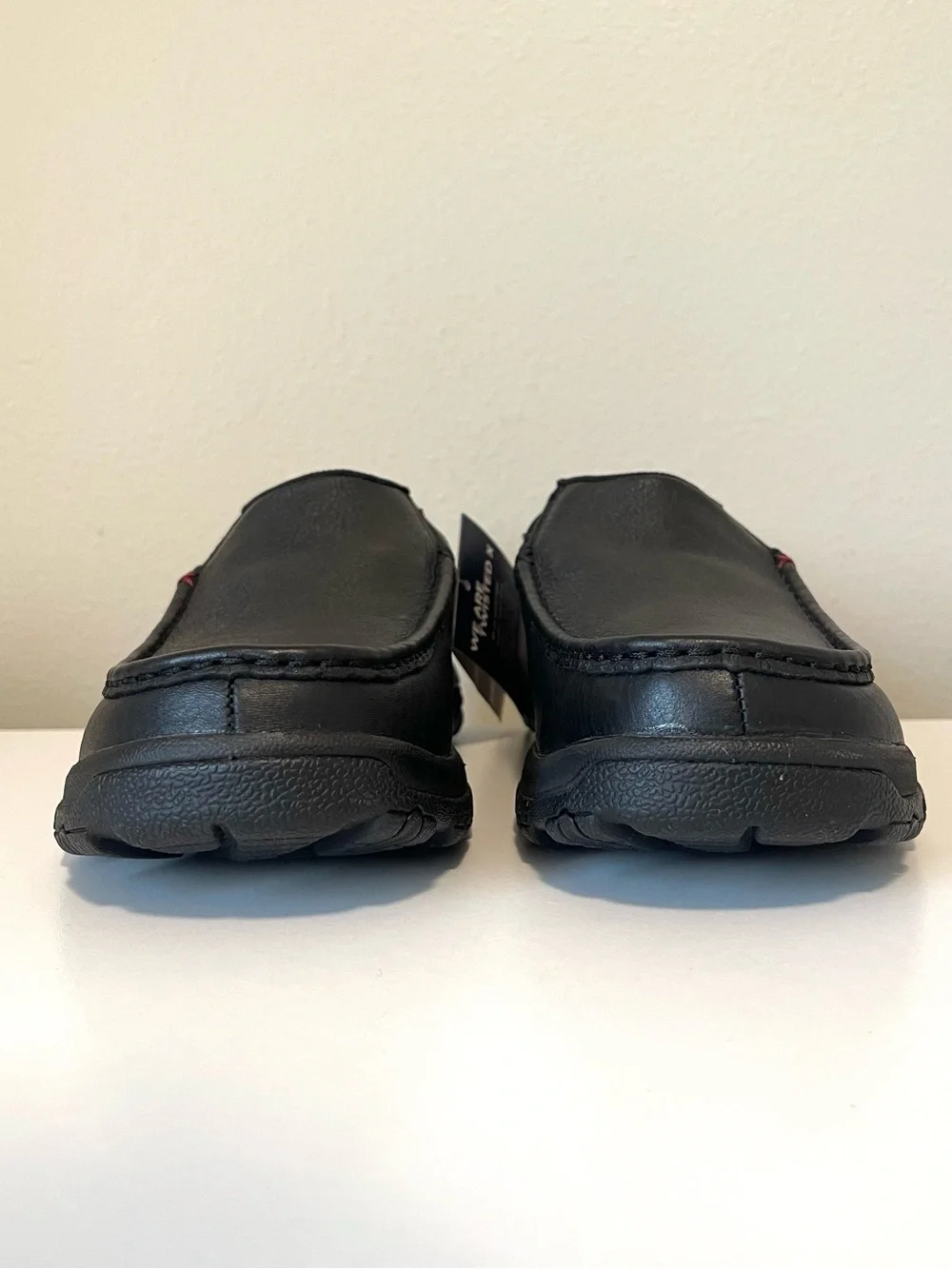 NWT Twisted X Slip On Driving Mocs - Antique Black Leather Upper - Size 8.5M